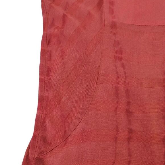 Miss Me Mulberry Silk Rhinestone and Metal Studded  Sleeveless Tank Size Small - Picture 8 of 10